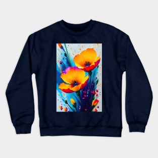 California Poppies Crewneck Sweatshirt